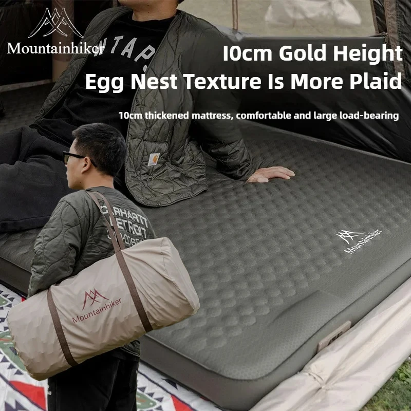 Outdoor Inflatable Camping Tent With Air Pump - MOUNTAINHIKER エアマットレス キャンプ 内蔵ポンプ 自動膨張クッション アウトドアテント