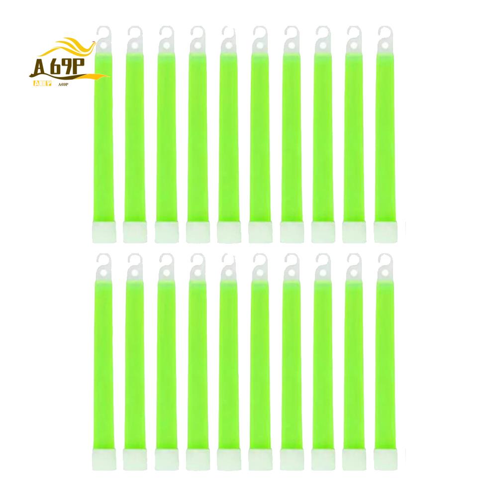 Glow Sticks Survival - A69P-10個入りサバイバルキット緊急ライトスティック、キャンプや地震時の緊急サバイバル用のバルクグロースティック