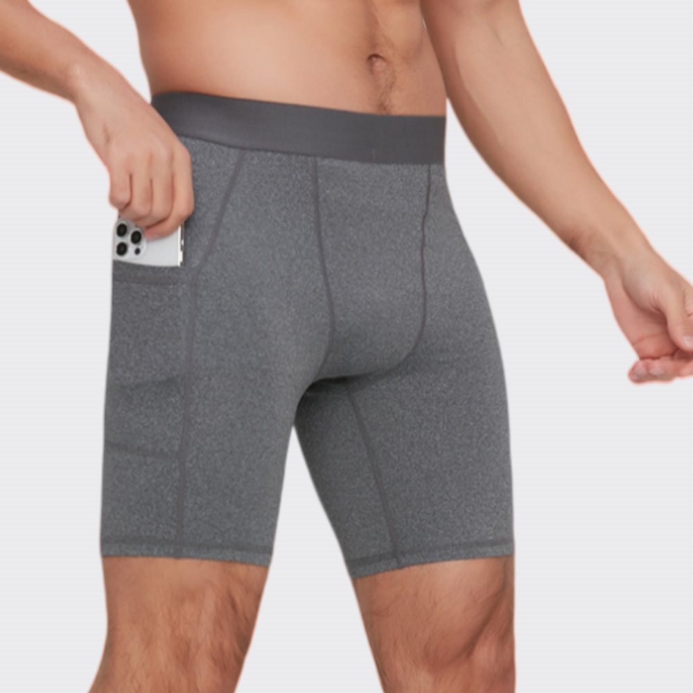 Outdoor Camping Equipment - 男性ボディービルショーツフィットネスワークアウトジムジョギング男性夏弾性圧縮タイツスキニーレギンス屋外 Hombre ショーツ
