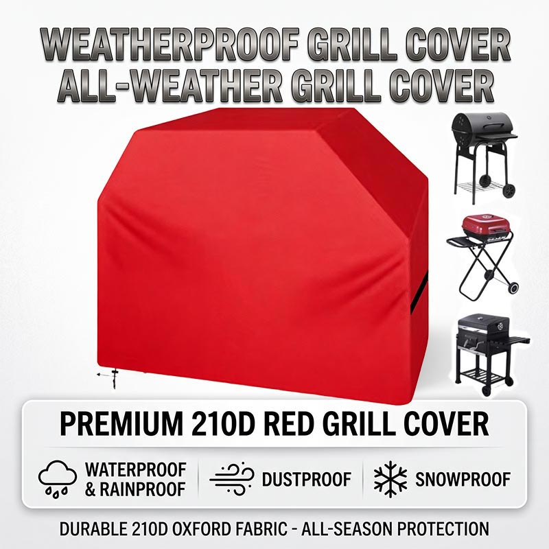Outdoor Camping Grill - 210D BBQカバー 防塵 防水 厚手 アウトドア
