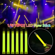 Glow Sticks Survival - 1～50個入り、6インチの軍用グレードの発光棒。フック付きで、キャンプ、ハイキング、サバイバルキット、屋外での照明に最適な緊急用化学発光ライト。