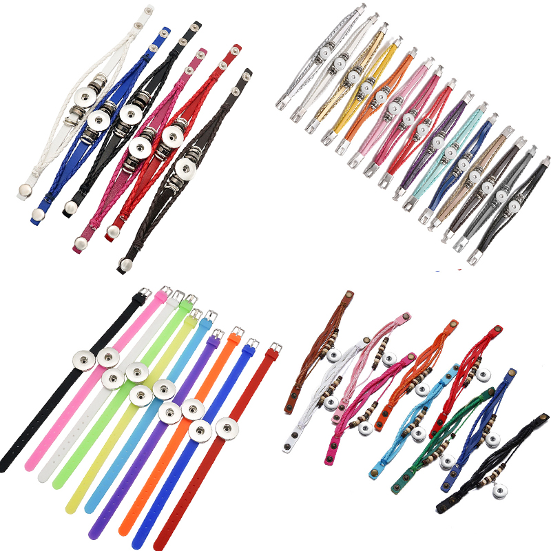 Paracord Bracelet - 10個入り ミックスロープ レザー シリコン ファッション カラフル
