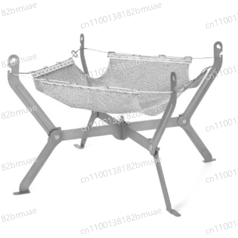 Outdoor Camping Wood Stove - ハイキング、ピクニック、料理、折りたたみ式BBQバーベキューグリルメッシュ、ポータブル屋外キャンプファイヤーピット、薪ストーブバーナー用