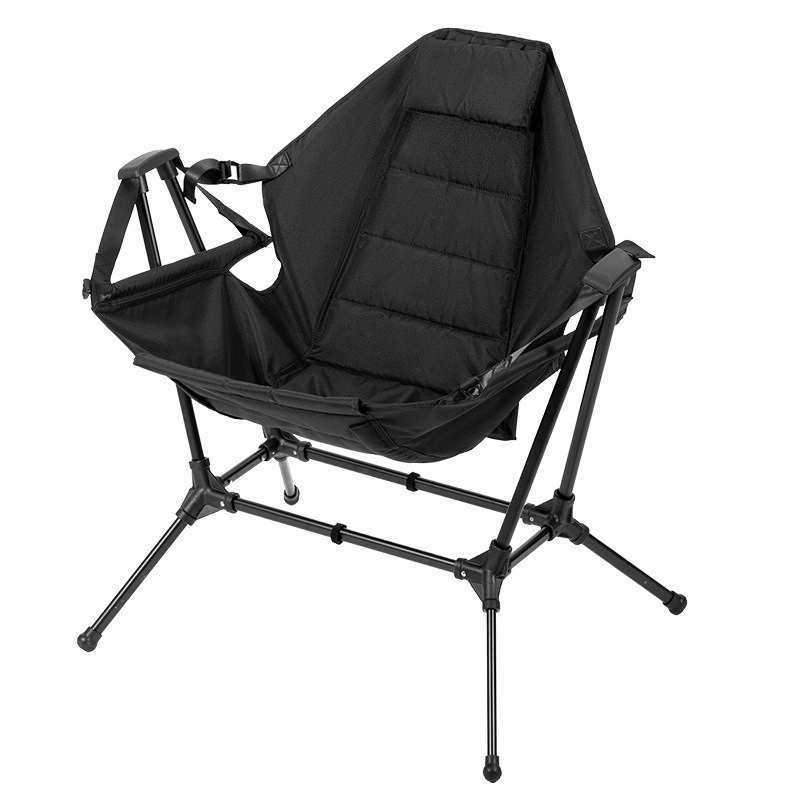 Outdoor Camping Rocking Chair - 屋外キャンプ用大人用スクエアロッキングチェア、新型リクライニングピクニックポータブルチェア