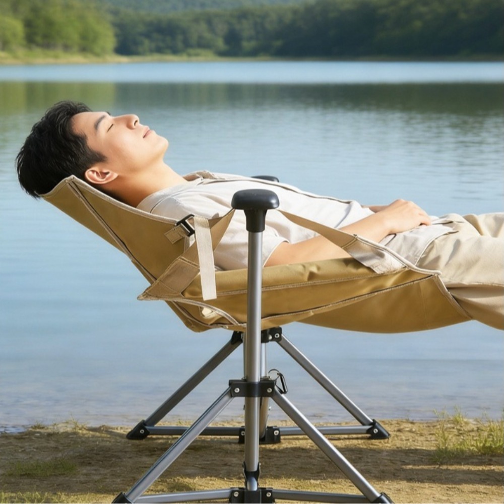 持ち運び可能な屋外用レジャーチェア。キャンプ用、ロッキングチ - Outdoor Camping Rocking Chair のレビューと価格