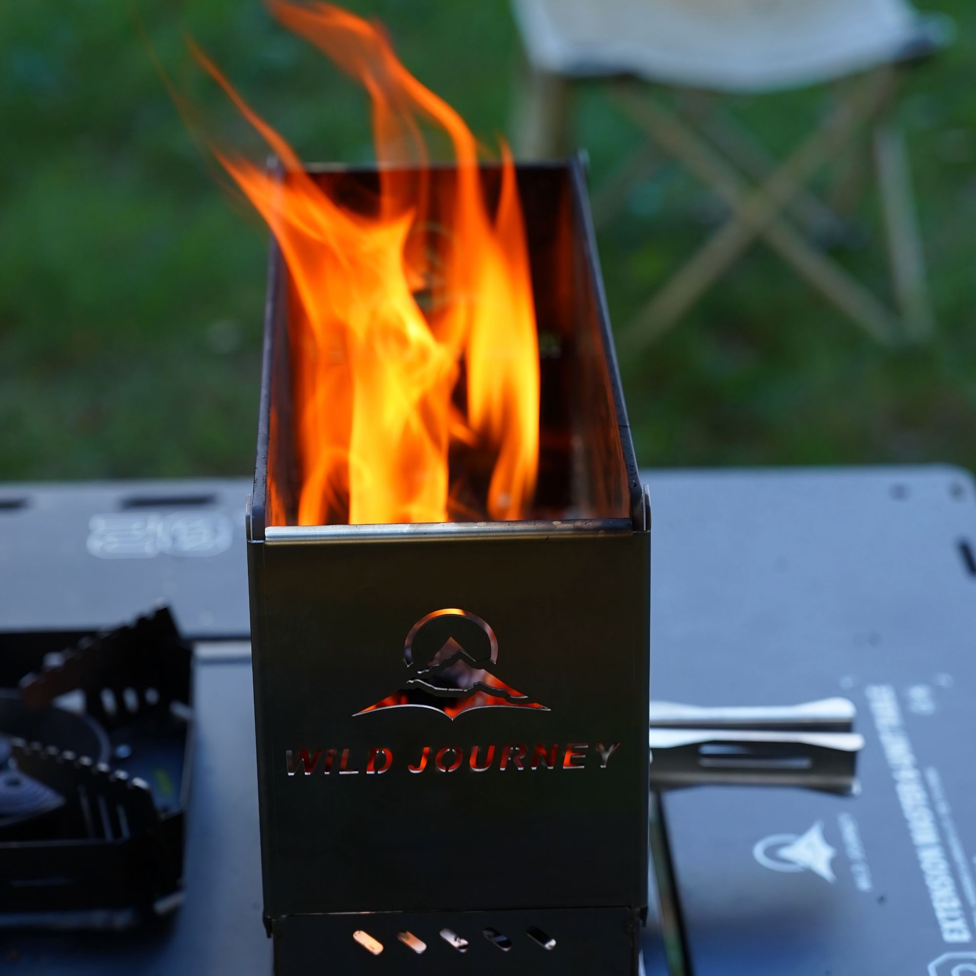 SmiloDon キャンプ折りたたみ式火鉢 IGT ハーフユ - Outdoor Camping Wood Stove のレビューと価格