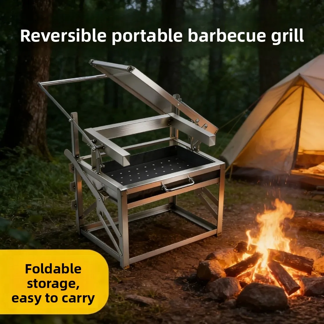 耐久性のある自動回転BBQグリル、高さのある厚みのある恒温オ - Outdoor Camping Grill のレビューと価格