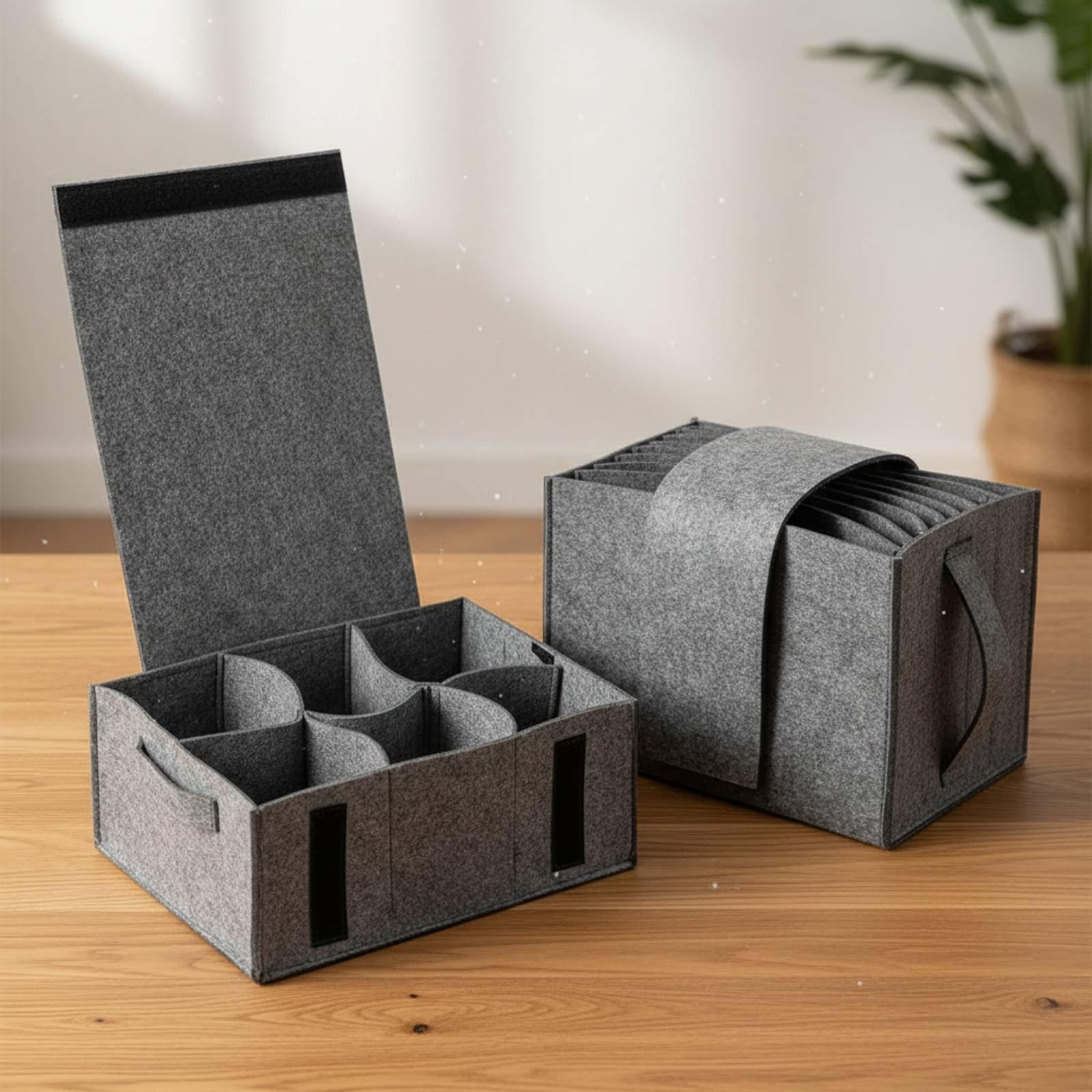 家庭用フェルト製収納ポーチ ポータブル食器キャリア キャンプ - Outdoor Camping Equipment のレビューと価格