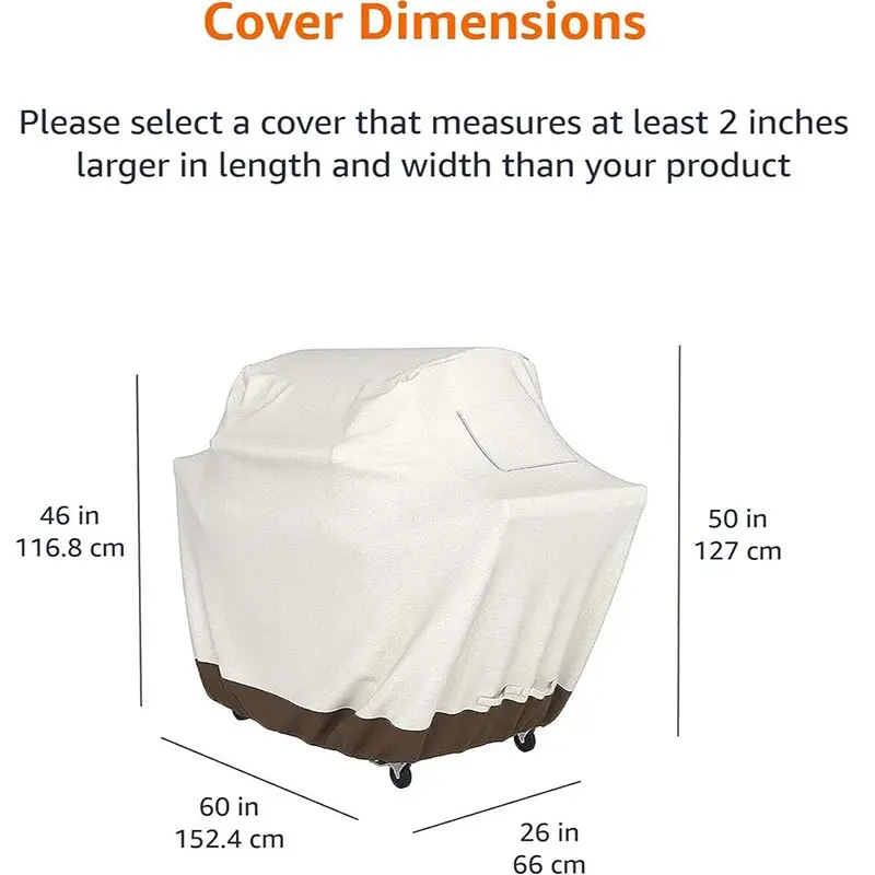 210Dオックスフォード生地製BBQカバー、屋外用グリルカバ - Outdoor Camping Grill のレビューと価格