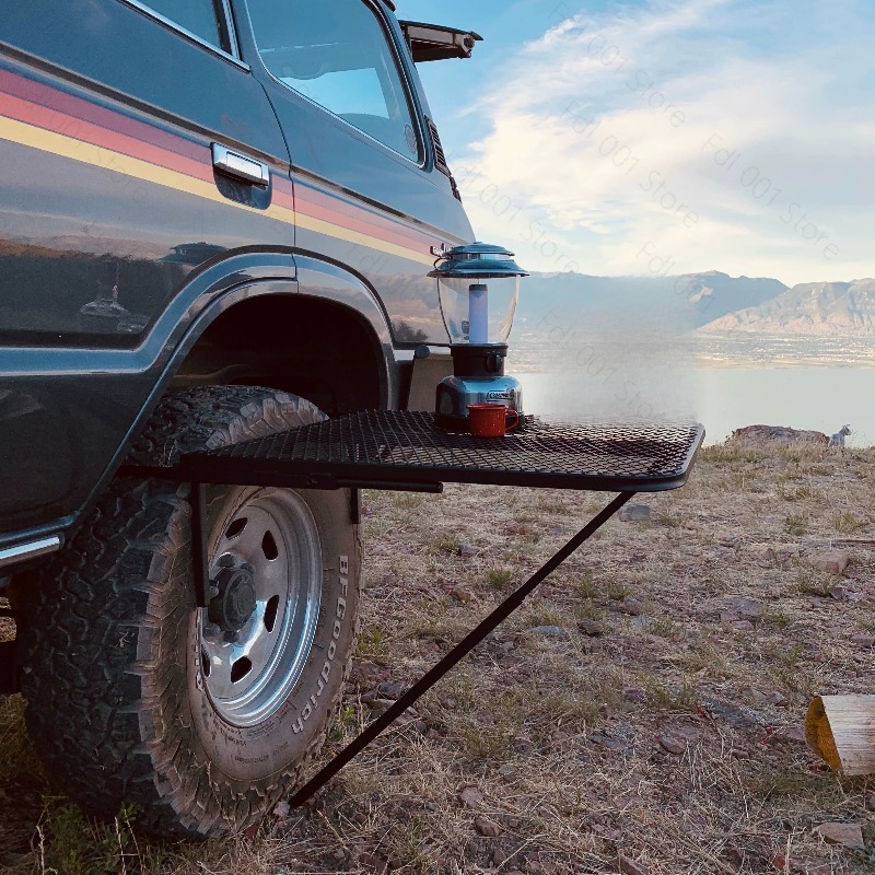 車中泊グリルタイヤメタル折りたたみ式ポータブル屋外バーベキュ - Outdoor Camping Grill のレビューと価格
