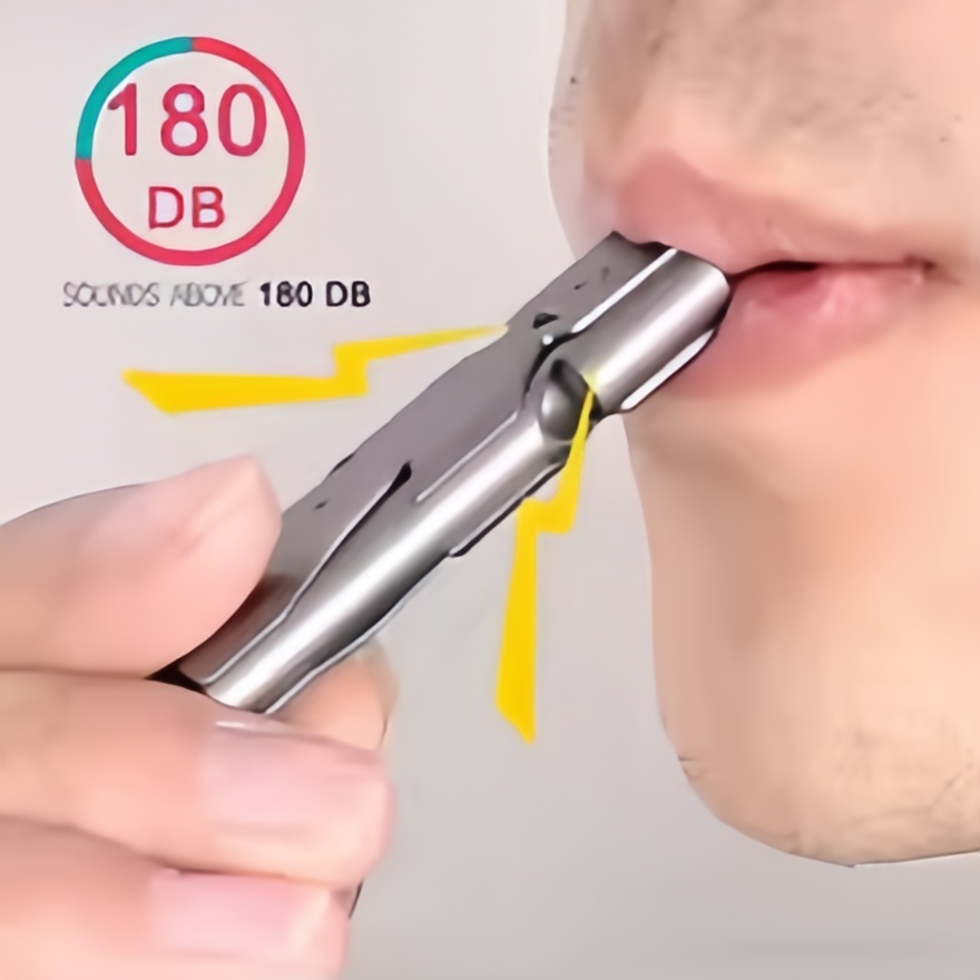 ダブルチューブ高デシベルサバイバルホイッスルキーホルダー、ポ - Outdoor Camping Youtube のレビューと価格