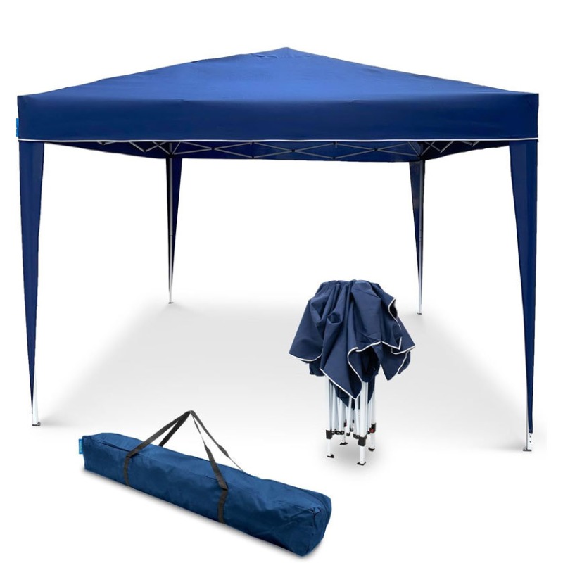 3×3mの四角いポップアップ式折りたたみ式ガゼボ。持ち運び可 - Outdoor Camping Exhibition のレビューと価格