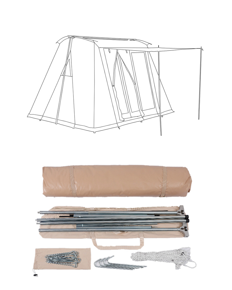 Mountainhiker 屋外家具 ウィンドウテント付き  - Outdoor Camping Canopy のレビューと価格