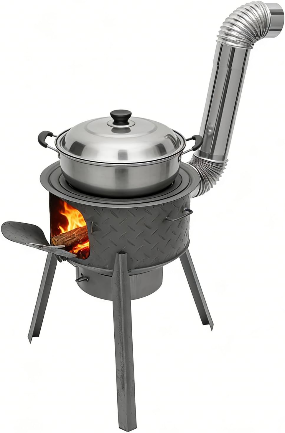 ポータブル薪焚きロケットストーブ キャンプやハイキング用 - - Outdoor Camping Wood Stove のレビューと価格
