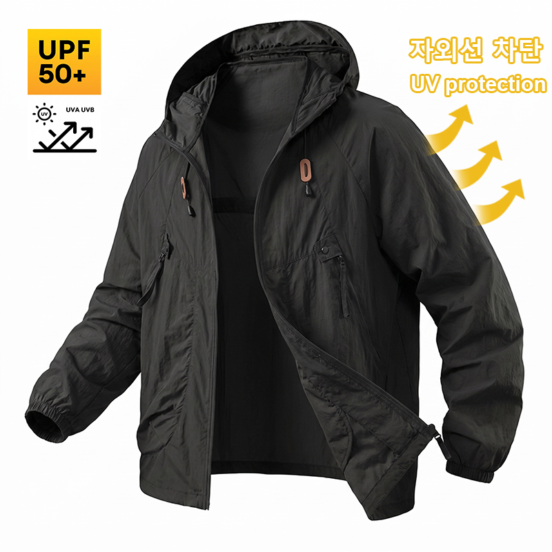 UPF50+ メンズ日焼け止めフィッシングジャケット 防水  - Outdoor Camping Jacket のレビューと価格