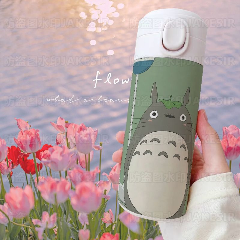 となりのトトロ アニメプリント ステンレス真空断熱カップ 大 - Vacuum Insulated Flask のレビューと価格