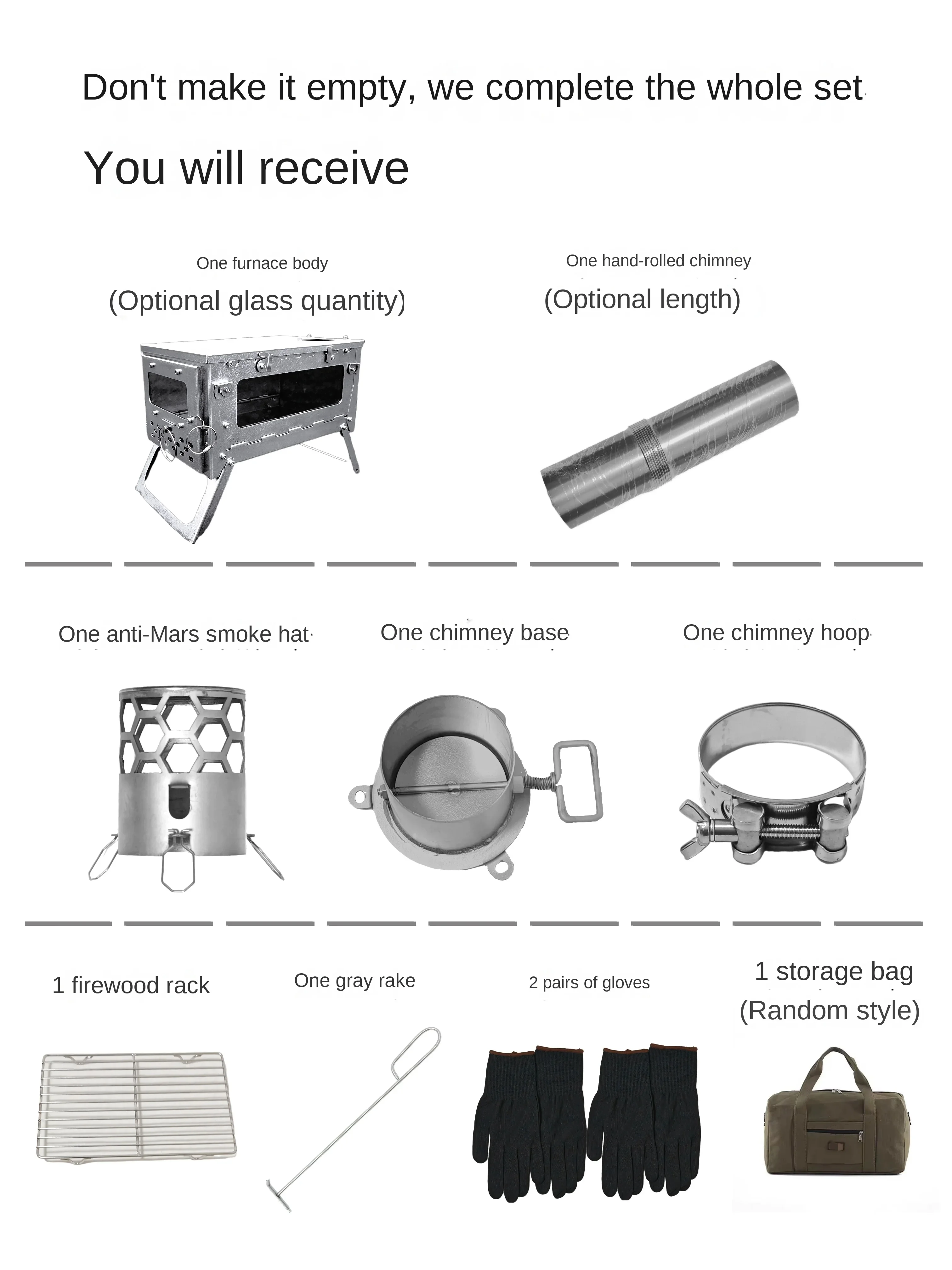 Wt star-tiチタン合金折りたたみ薪ストーブ,ストーブ - Outdoor Camping Wood Stove のレビューと価格