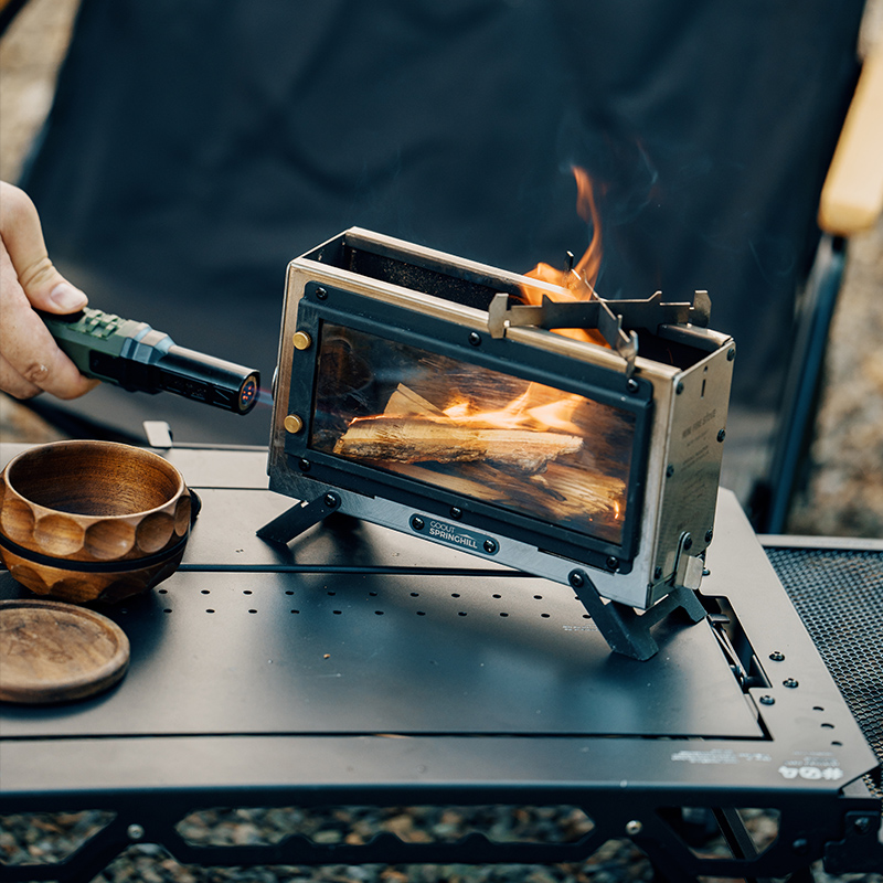 Goout スプリングヒル ウッドストーブ ポータブル薪スト - Outdoor Camping Wood Stove のレビューと価格