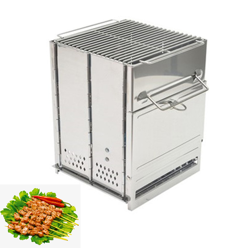 ウッドストーブ アウトドア キャンプ用品 分解可能なポータブ - Outdoor Camping Wood Stove のレビューと価格