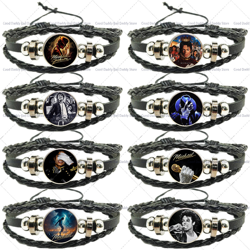 マイケル・ジャクソン織り手編みロープブレスレット メンズ レ - Paracord Bracelet のレビューと価格
