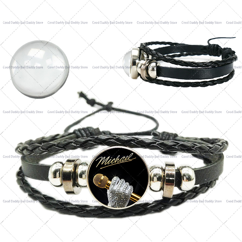 マイケル・ジャクソン織り手編みロープブレスレット メンズ レ - Paracord Bracelet のレビューと価格