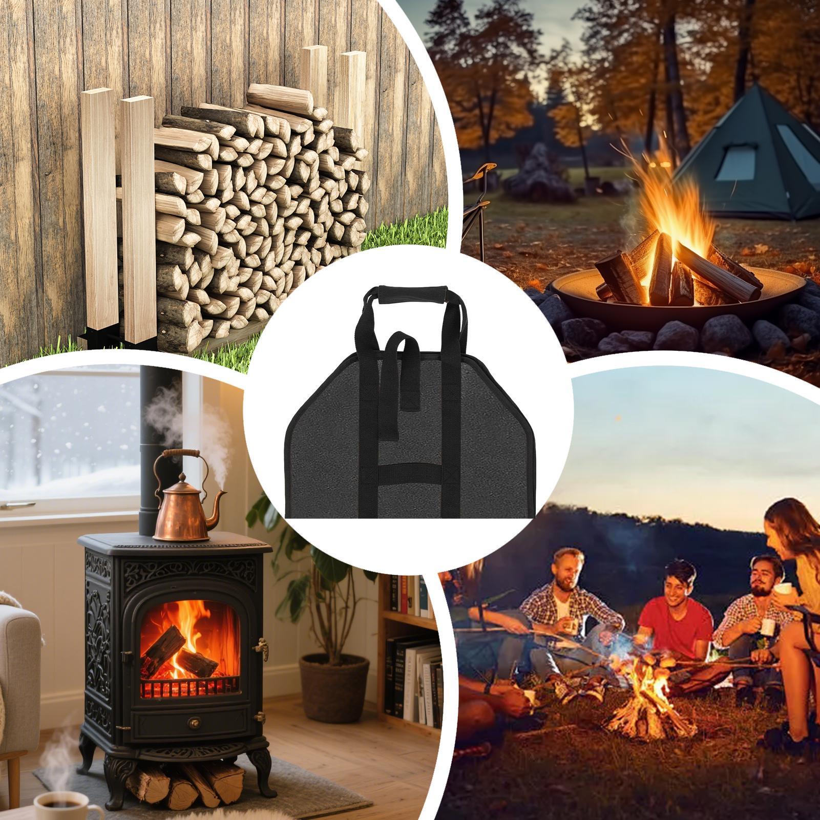薪キャリア大型ポータブルトート防水木材キャリングバッグウッド - Outdoor Camping Wood Stove のレビューと価格