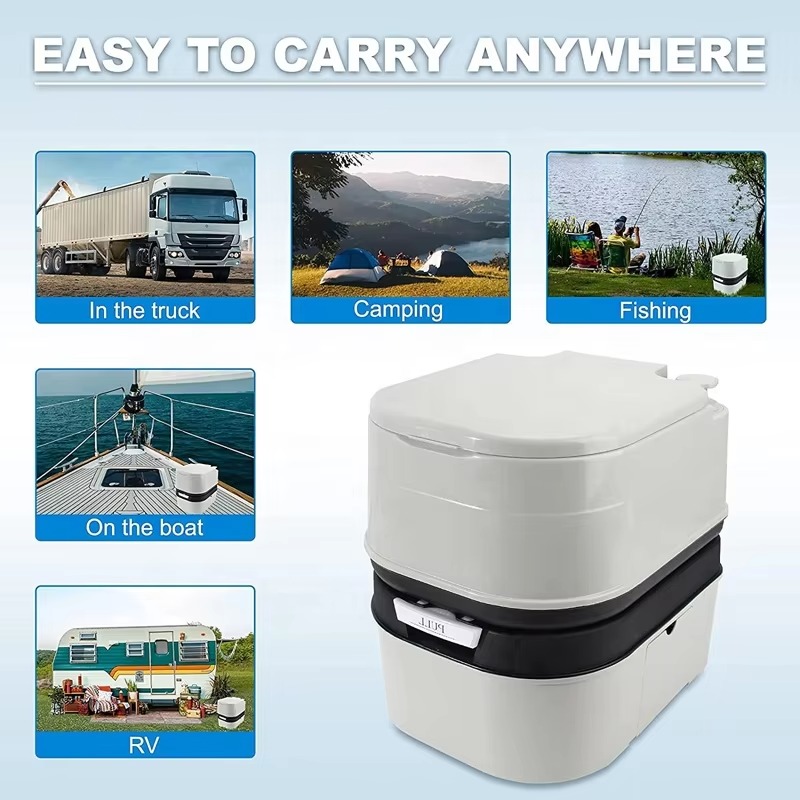 ポータブルキャンプ旅行RVトイレ屋外キャンピングカー携帯トイ - Outdoor Camp のレビューと価格