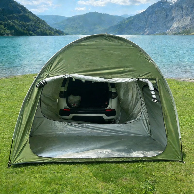 車用屋外リアテントキャンプピクニックカーリアテントキャノピー - Outdoor Camping Canopy のレビューと価格