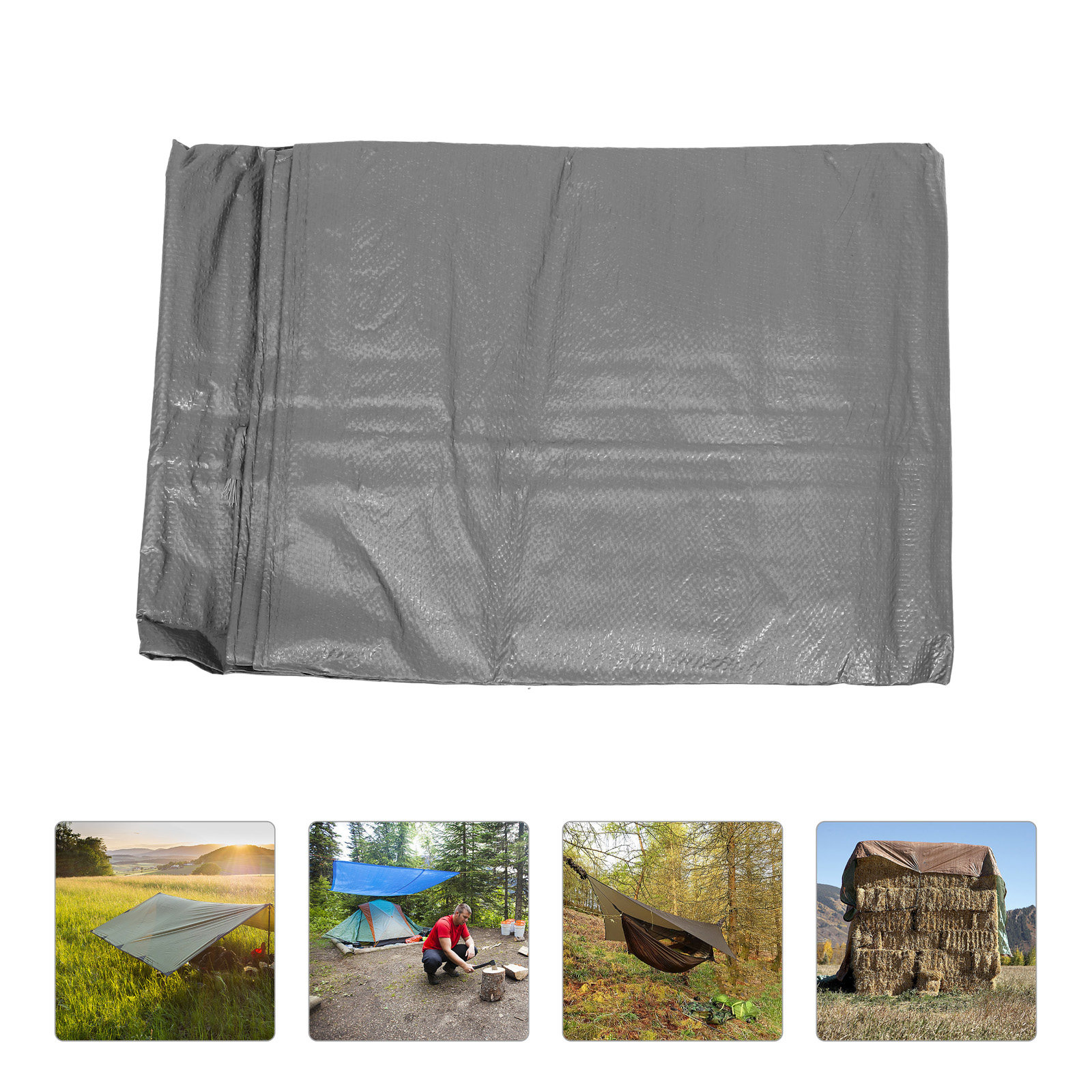 防水加工を施した、耐久性に優れた屋外用ターポリンシート。トラ - Outdoor Camping Canopy のレビューと価格