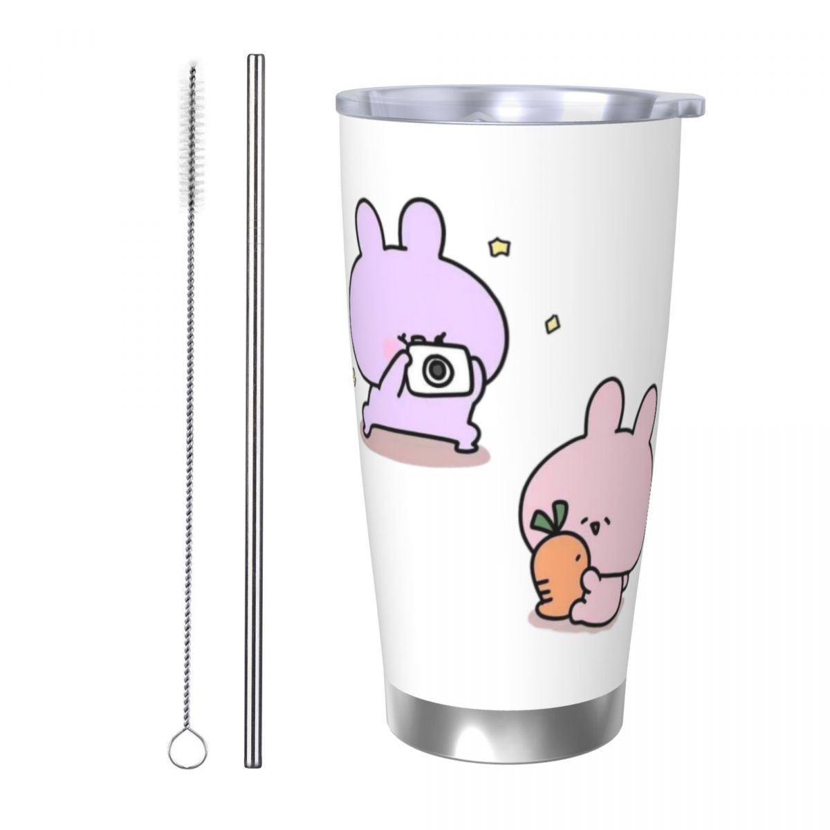 Asamimichaan キュートアサミミ 20オンス ステ - Vacuum Insulated Flask のレビューと価格